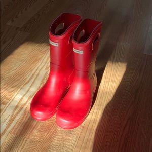 Girls Classic Red Hunter Boots
